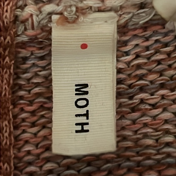 Anthropologie Moth Anita Swing Linen Blend Sweater Size XS - Picture 8 of 9